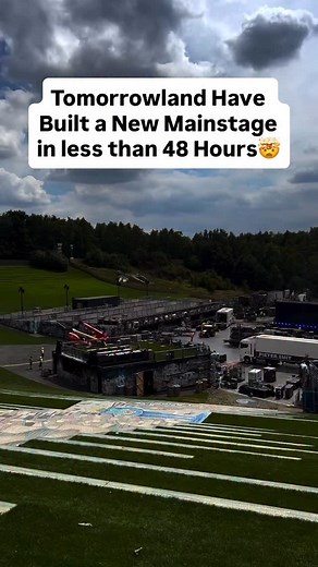 Raving Reviews on Instagram: "It really is a miracle. From the ashes, a new Tomorrowland mainstage has been constructed❤️ : @djmagofficial #tomorrowland #ravingreviews"