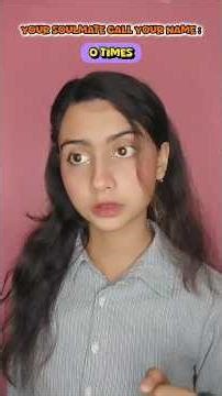 #pov : you can see how many times your soulmate call your name #funnyshorts #ytshorts #shorts