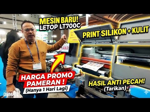 GPPE 2026 | Letop LT700C : Mesin UV Print I3200 Spesialis Industri Garment & Kulit