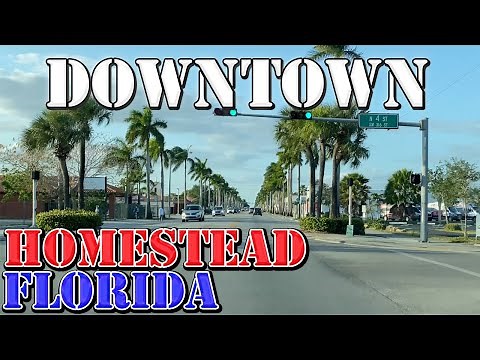 Homestead - Florida - 4K Downtown Drive