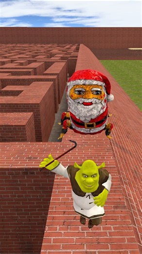 CAN SHREK ESCAPE FROM GOO GOO GAGA WORM In Garry's Mod