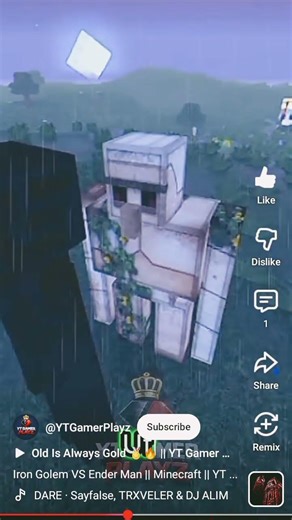 Minecraft enderman versus iron Man# m #minecraft #viralshorts #minecraft enderman versus iron Man