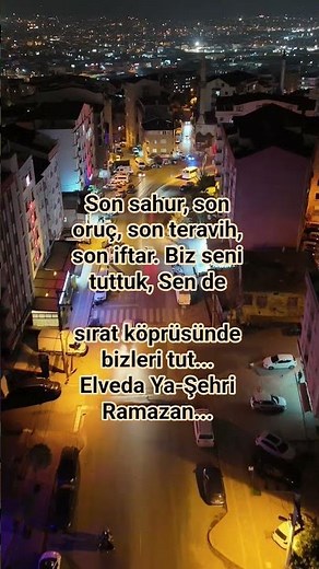 Hüzünlü Veda: Elveda Ya Şehri Ramazan 🌙