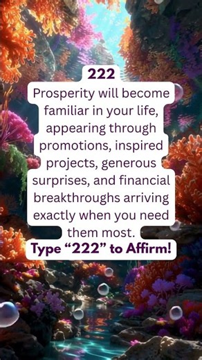 Prosperity Aligns With Angel Number 222 #lawofattraction