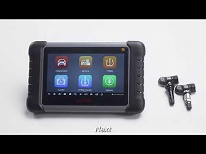 Autel MaxiPRO MP808S-TS Use Video: Registration Upgrade, Sensor Function