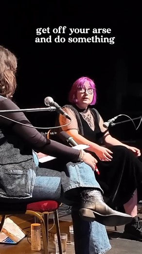 Ellen Jones | Author of Outrage on Instagram: "If you want 🏳️‍🌈🏳️‍⚧️ people to live, do something before it’s too late. I know the consequences of everyone’s complacency all too well and honestly Outrage is fuelled by those bereavements and that grief. Clip from the book launch of my book Outrage: How To Fight For LGBTQ+ Lives. Interview by @tazmynmei @teabooksandtazmyn Footage recorded by @wheeling_forwards"