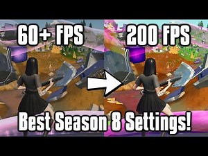 Fortnite Season 8 Settings Guide! - FPS Boost, Colorblind Modes, & More!
