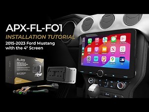 iDatalink Maestro APX-FL-FO1 - Installation tutorial for 2015-2023 Ford Mustang with 4" Screen