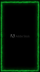 radioactive glowing lime green electric razor wire animated border wallpaper 1 minute 4k seamless animation. Professional content creator graphics for attention grabbing user engagement