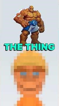 making The Thing as a Mii