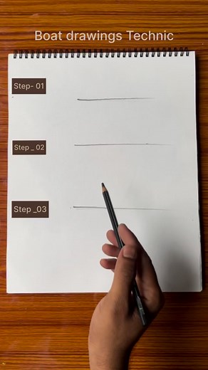 1.3M views · 28K reactions | Boat easy drawing #reelsfb #shorts #FacebookPage #trandingreels #viralpost #themohiart | themohiart | Facebook