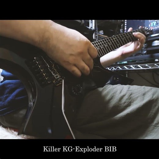Killer Guitar 3本弾き比べ RED FLAME / Signature / EXPLODER BIB