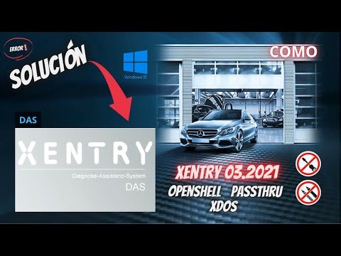 Cómo solucionar el problema de (DAS) XENTRY 03.2021 (PassThru) Mercedes-Benz