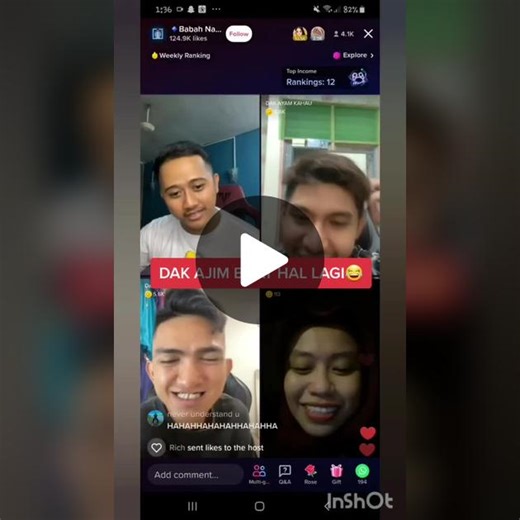 Engaging Reactions from Interactive Split-Screen Video