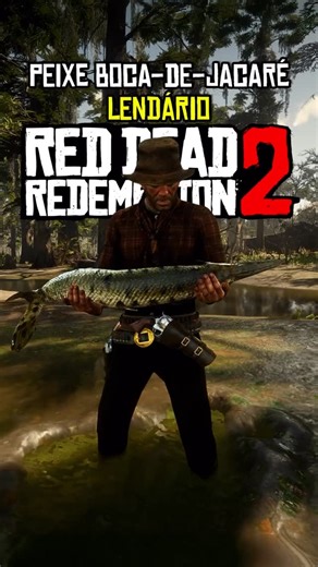 Digo Lemos | Games on Instagram: "PEIXE LENDÁRIO - Boca-de-Jacaré Lendário em Red Dead Redemption 2 | #dicas #reddeadredemption #reddeadredemption2 #reddeadredemption1 #rdr2 #reddead2 #gameplay #pcgameplay #dicasdejogos #iníciodegameplay #jogosrealistas #jogospc #jogosps4 #jogosps5 #games"