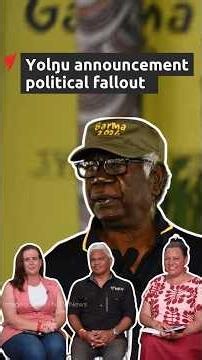 Yolŋu announcement political fallout