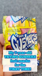 26K views · 999 reactions | UNIMPRESSED! 藍 #nostalgia #gushers #gushersfruitsnacks #rememberthis #90skids #tasting #foodtasting #itsnotthesame | Team AMC Ana | Facebook