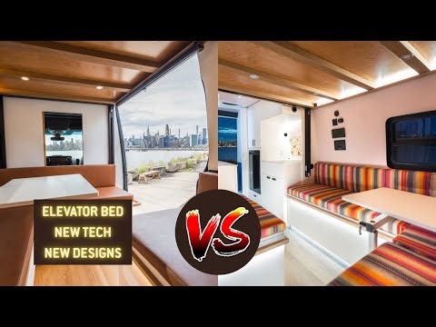 Battle of the Vans: Camper Van Comparison (with Elevator Beds)!