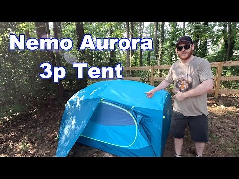 Nemo Aurora 3 Person Tent - Camping Gear Review & Setup Tutorial