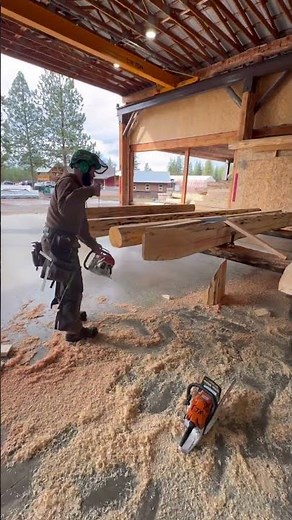 Log Tenon Joinery - Meadowlark Log Homes