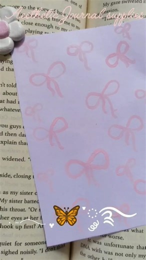 Diy Cute Aesthetic Pattern Paper ✨🎀#aesthetic #aestheticvibes #pinterest #shorts #diy