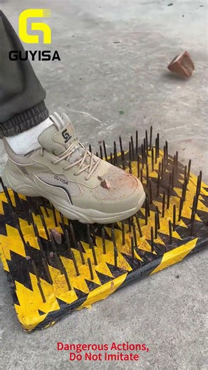 How Tough Are GUYISA Safety Shoes? Extreme Destruction Test. #workshoes #guyisa #safetyshoes #shoes