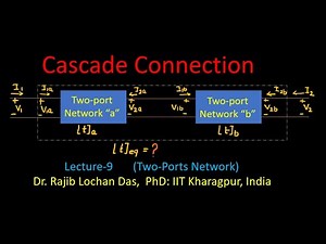 Cascade Connection on Two-Ports Network -Lecture 9