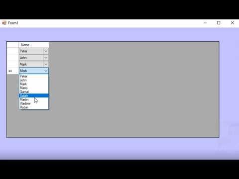 Visual Basic .Net 2026| fill combobox in datagridview from view in SQL server
