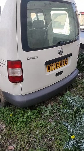 White Volkswagen Caddy Van in Rural Setting
