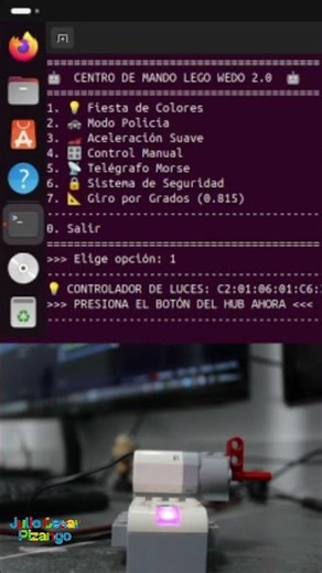 lego wedo 2.0 + Python #lego #legowedo2 #python #legowedo+python