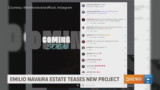 Emilio Navaira estate teases new project