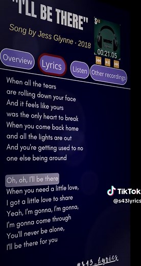 I'll Be There - Jess Glynne Lyrics