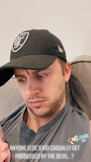 Creepy Baby Poses Like a Demon