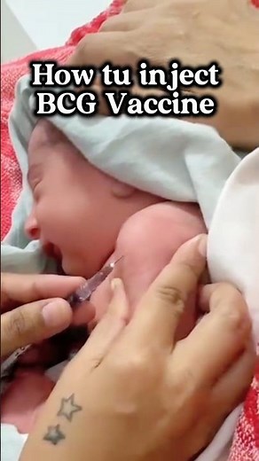 BCG Vaccine Injection Technique 💉 | Correct Intradermal Method for Newborn | #Shorts