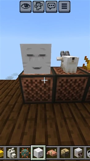 Vanilla Mob Heads #minecraft #pocketedition