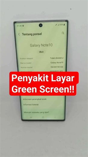 Samsung Note 10 Green Screen & Old Flagship iPhone 13 Included