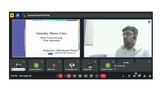Money Dial on Instagram: "Delta Neutral Strategy in our live webinars. A small clip from our live webinar on Delta Neutral Strategy, where I explained how professional traders reduce directional risk and trade options using structure, not prediction. This is the same practical, live-market–focused teaching style we follow in our online classes, covering option strategies and risk management. If you want to learn options the right way, with real market logic and live examples, our online sessions