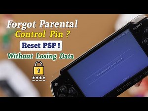 How to Reset PSP Password if Forgot it! - Fix Restricted Content!