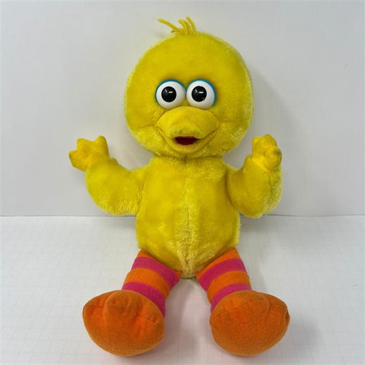 Tyco Sesame Street Big Bird Plush Talk Laugh Animated Stuffed Animal 12" 1996 - Etsy UK