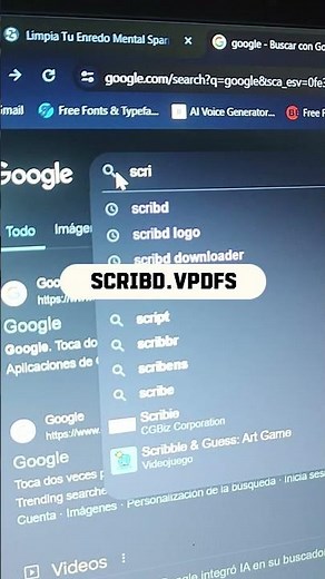 Descargar cualquier documento de Internet #scribd