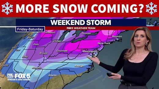 DC snow watch: Cold remains as snow passes to the southeast