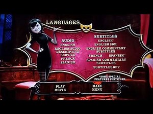 Hotel Transylvania (2012) 2013 DVD Menu Walkthrough 2025 Edition