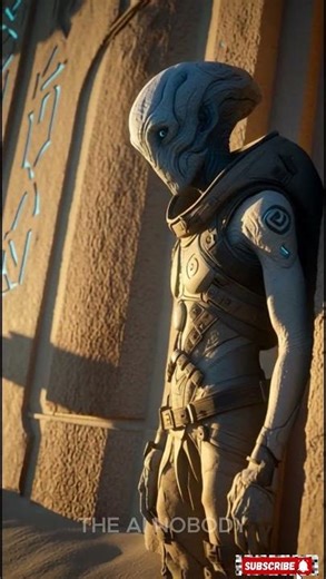 Cinematic 4K Alien Warrior — AI Sci-Fi Night Shot #shorts #alien