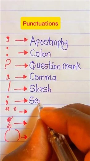 Punctuations