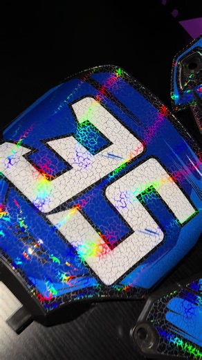 Forged holographic finish Available online for all graphic kits Shop now at mxgraphics.co #mxgraphics #dirtbike #supercross #yz450f #bikelife