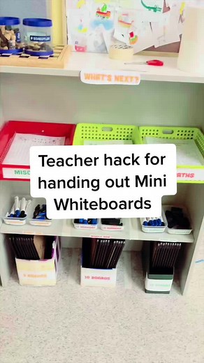 Teacher Hack: Efficient Mini Whiteboard Setup for Classroom Learning