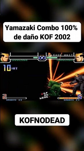 Yamazaki Combo en KOF 2002 #kofnodead #reels #retrogaming #kof2002 #gaming #comboskof