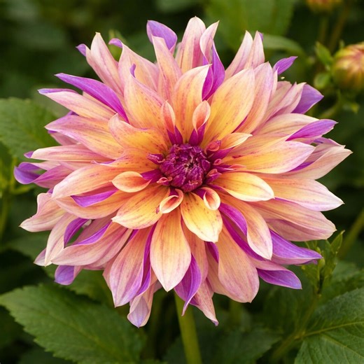 20 Purple Yellow Wish Dahlia Seeds Rare Exotic Flower Garden Bloom Non GMO Summer Plant - Etsy