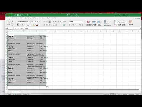 Lesson 1: Methods of Cutting, Copying & Pasting Data in Excel | Essentials of MS Excel Course | FREE