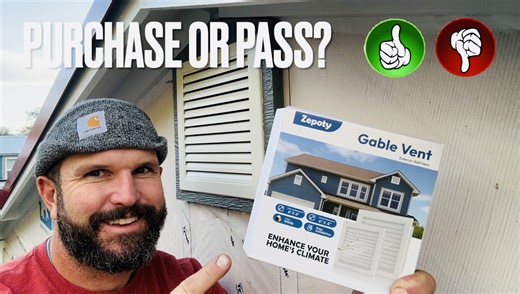Watch Unboxing, Install & Review of the Zepoty Gable Vent on Amazon Live
